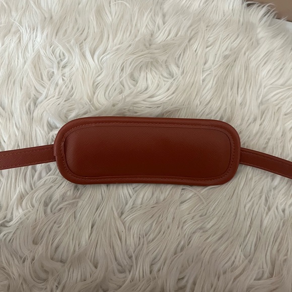 {Lovevook} Crossbody Vegan Leather Laptop Tote Bag in Brown - Picture 8 of 12